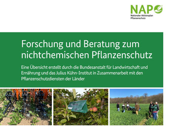 Eine neue Broschre gibt einen berblick ber Forschung und Beratung zu nicht chemischen Pflanzenschutzverfahren. 
