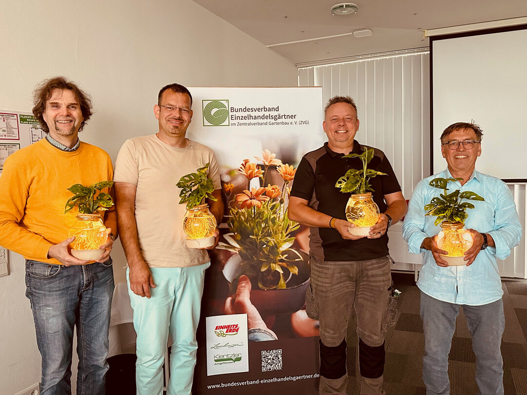 Der neue BVE-Vorstand (v.l.) Lutz Grille, Sebastian Daub, Ulrich Haage, Ralf Schupp (nicht im Bild: Ute Franke).