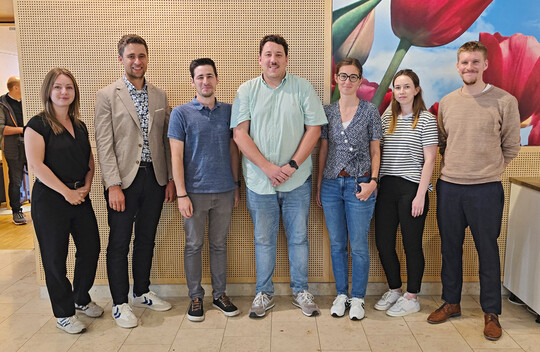 Das Team des Zentrums fr Betriebswirtschaft im Gartenbau (von links): Iris Griesbach, Robert Luer, Julian Hecht, Luis Mller, Dr. Marike Isaak,  Anne-Kathrin Bhm und Pierre Adrian Filohn.