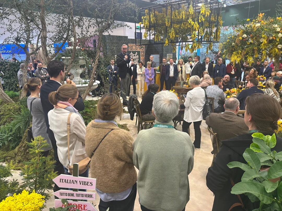 Viel Zuspruch gab es beim mediterranen Abend unter dem Motto �Tutto Italiano� w�hrend der Landgard Flower Hour.