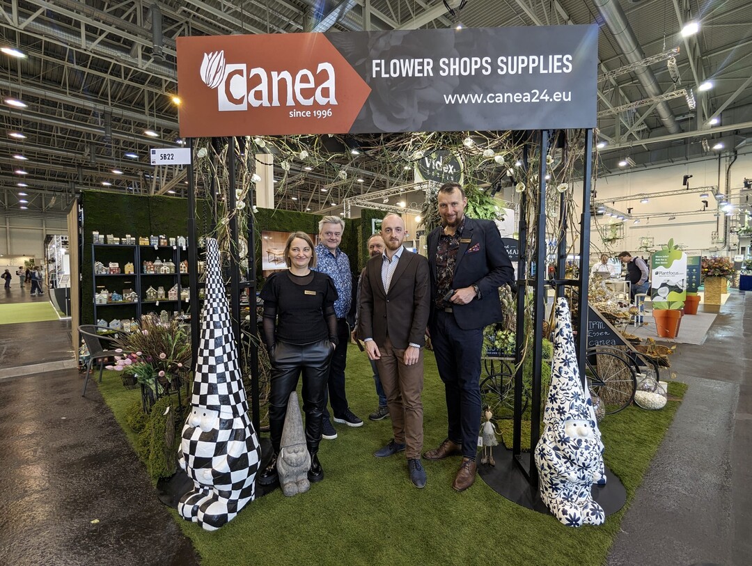 Das Team von Canea prsentiert am Stand 5B22 eines der umfangreichsten Sortimente an Kunstblumen und Dekorationen aus Polen.