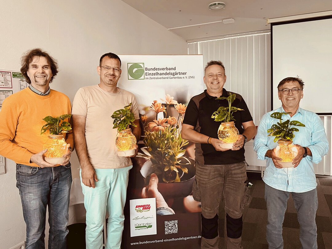 Der neue BVE-Vorstand, von links: Lutz Grille, Sebastian Daub, Ulrich Haage, Ralf Schupp (nicht im Bild: Ute Franke).