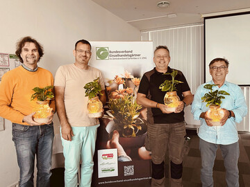 Der neue BVE-Vorstand, von links: Lutz Grille, Sebastian Daub, Ulrich Haage, Ralf Schupp (nicht im Bild: Ute Franke).