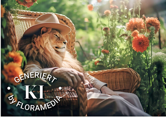 Seit einiger Zeit experimentieren die Experten bei Floramedia mit künstlicher Intelligenz. Hier ein Kalenderblatt aus diesem Jahr.