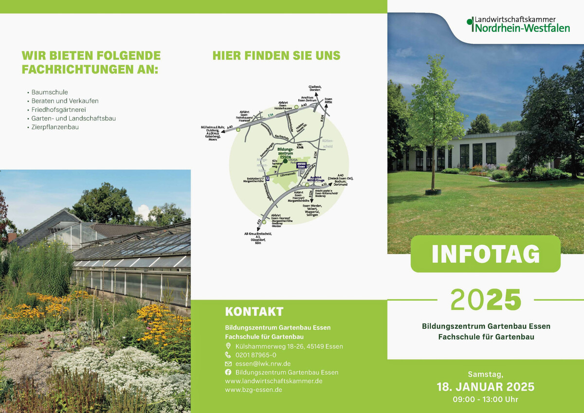 Innovativer Unterricht an der Fachschule für Gartenbau Essen DEGA