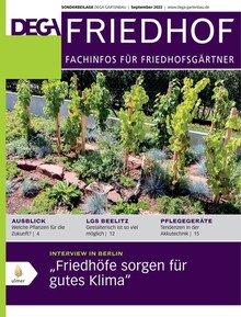 Cover DEGA FRIEDHOF 09/2022