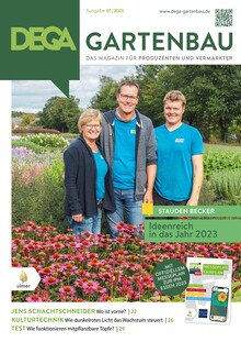 Cover DEGA GARTENBAU 01/2023