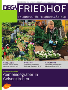 Cover DEGA FRIEDHOF 01/2016