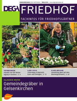 Cover DEGA FRIEDHOF 01/2016