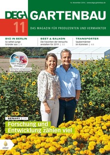 Cover DEGA GARTENBAU 11/2018