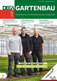 Cover DEGA GARTENBAU 01/2019