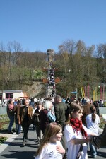 Großer Andrang am Eröffnungstag - am Ende zählte die Landesgartenschaugesellschaft 13.200 Besucher.