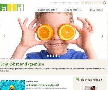 Der aid infodienst wird in zwei neue Institutionen berfhrt