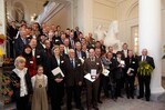 Alle Preisträger am 16. Oktober 2011 auf der Treppe des Kurfürstlichen Schlosses in Koblenz.