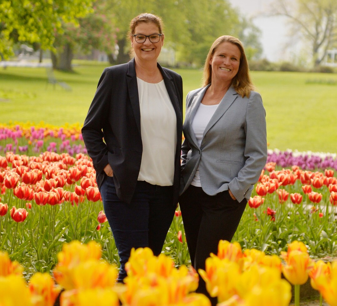 Andrea Hölker und Sabina Großkreuz