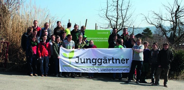 Das Junggrtner-Netzwerk und die vielfltigen Angebote der Bundes- und Landesgruppen helfen beim Start in die Ausbildung. Hier das Netzwerk junger Obstbauern bei ihrem Azubi-Tag 2016.