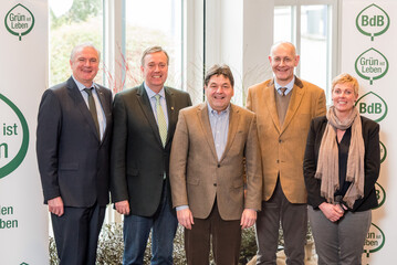 Das Prsidium des BdB (v.l.n.r.): Helmut Selders, Hajo Hinrichs, Andreas Huben, Michael Kutter und Gabriele Bschorr. Nicht auf dem Foto: Bernhard von Ehren.