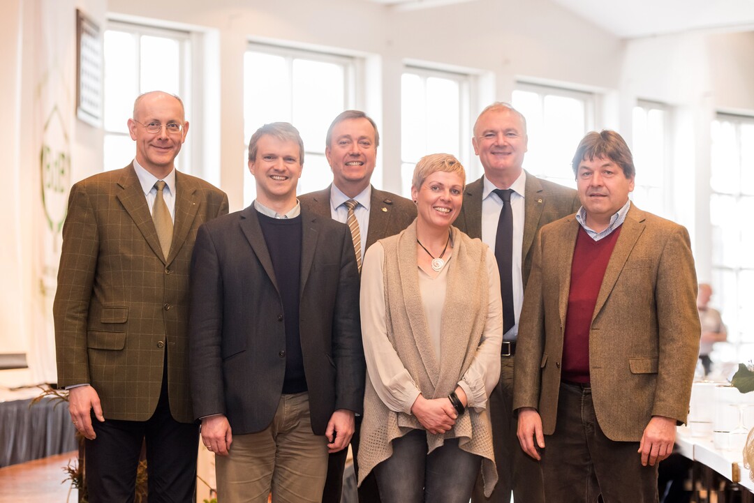 Das Präsidium des BdB (v.l.n.r.): Michael Kutter, Bernhard von Ehren, Hajo Hinrichs, Gabriele Bschorr, Helmut Selders und Andreas Huben.