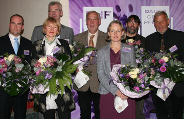 Nahmen an der Expertenrunde teil (von links): Fabian Lenzen, Dr. Kerstin Gernig, Dr. Martin
Venne, Bernd Thrling, Petra Hugo, Professor Dr. Norbert Fischer, Lder Nobbmann. 
