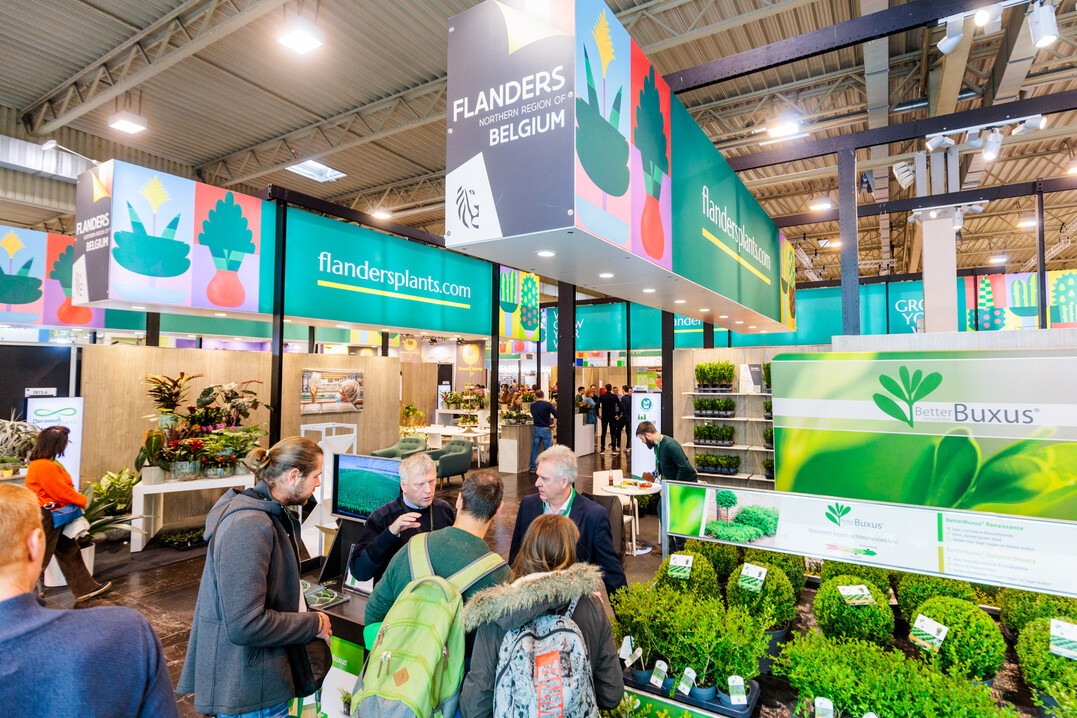 13 nations - including Belgium - will be represented with their stands and offer cross-border inspiration.