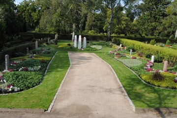 Der Memoriam-Garten in Berlin-Zehlendorf, erffnet 2011.