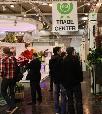 BGI  Immer gut besucht an allen Messetagen: Das BGI Trade Center als internationaler Treffpunkt auf der IPM.