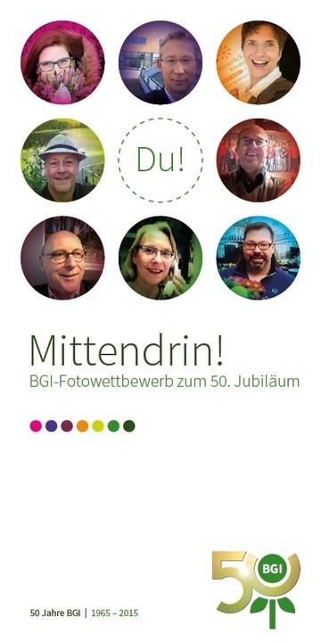 Der BGI ldt zu einer Selfie-Aktion ein.