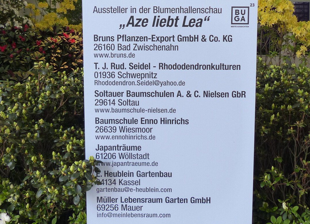 1. Hallenschau BUGA Mannheim 2023: Aze liebt Lea!