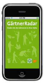 Mit dem GärtnerRadar finden die Verbraucher schnell und unkompliziert die Gärtnerei in ihrer Nähe