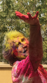 Ein bisschen Humor darf bei so viel Pracht nicht fehlen.