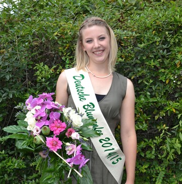 Die neue Deutschen Blumenfee heit Christina Aumann.