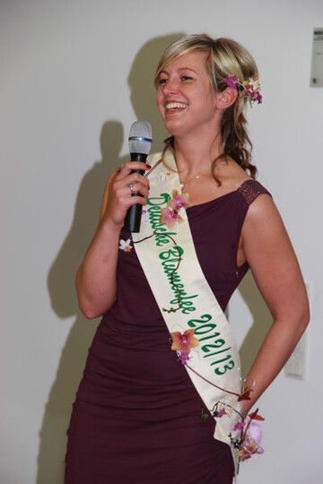 Dominique Ostheeren (25) ist die Blumenfee fr 2012/2013.