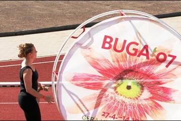 Bei Kaiserwetter und mit Tausenden Besuchern angelaufen ist die Bundesgartenschau 2007 in Gera und Ronneburg