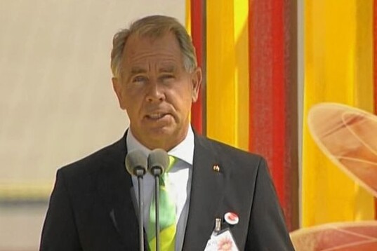Heinz Herker, Prsident des Zentralverbands Gartenbau zeigte sich begeistert von einer traumhaften Punktlandung der Buga zur Erffnung und verwies auf die enormen Leistungen der Grtner.