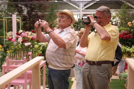 Motive gibt es in der Blumenhalle genug.