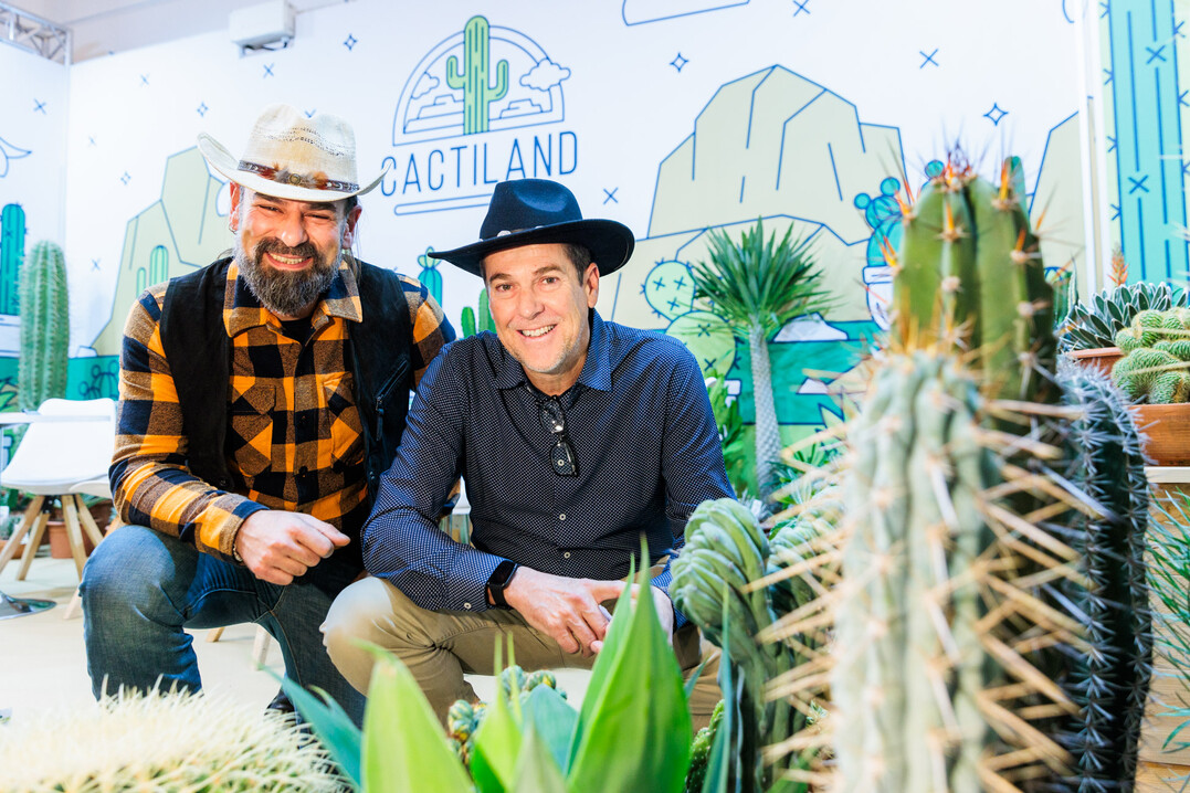 Italian cowboys: The company MH Cactiland Soc. Agricola a r.l. from Terracia presents succulents in style in Hall 6 Stand 6E10.