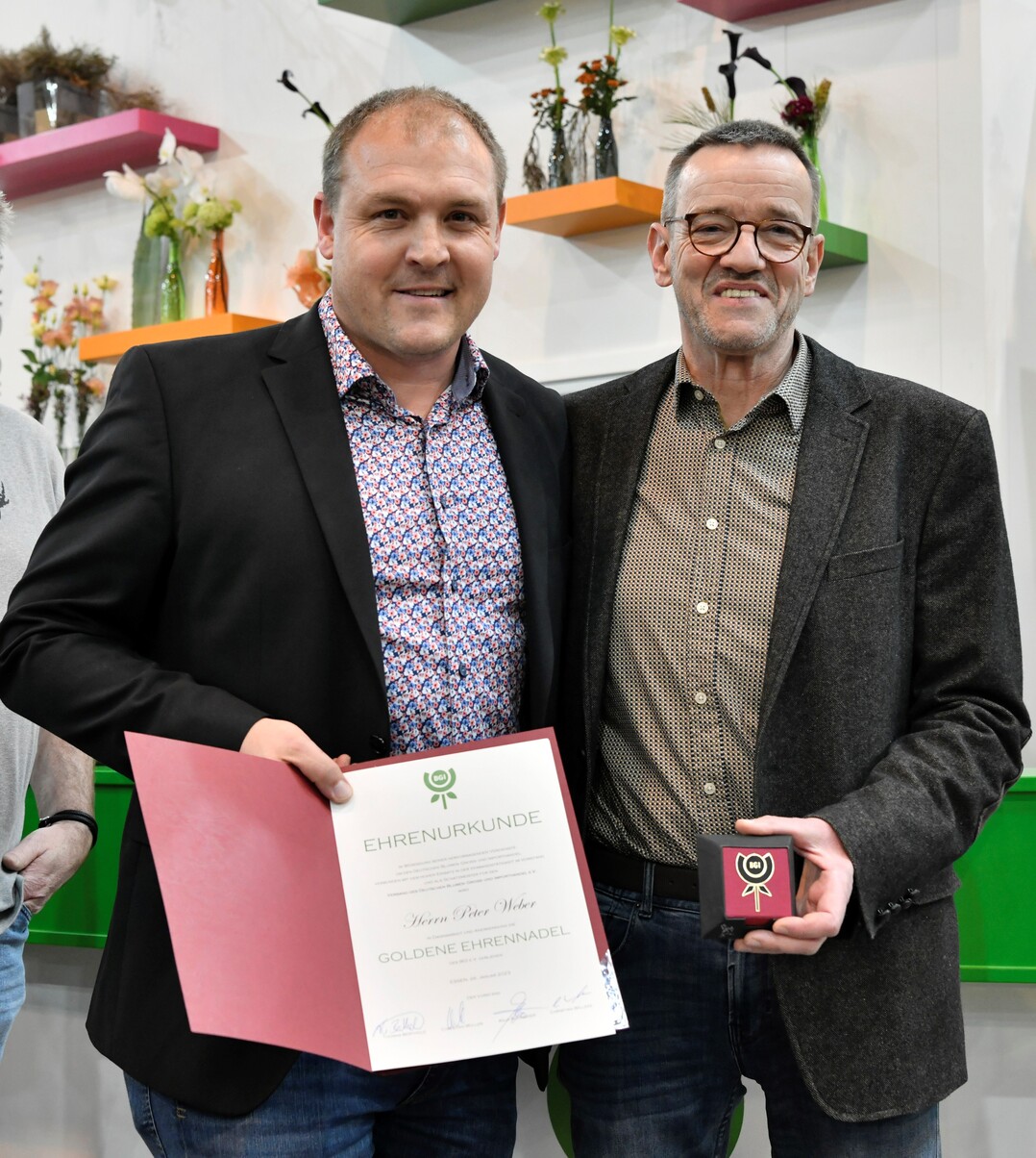 Peter Weber (rechts) und Christian Willeke