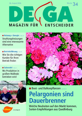 Cover DEGA GARTENBAU 34/2006