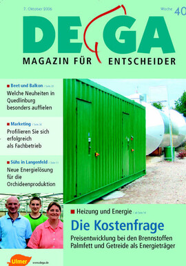 Cover DEGA GARTENBAU 40/2006