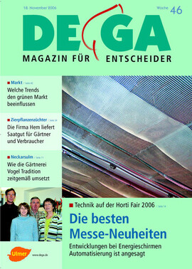 Cover DEGA GARTENBAU 46/2006