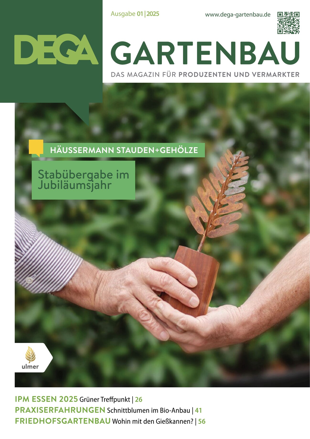 Politische Rahmenbedingungen für den Gartenbau anpassen DEGA