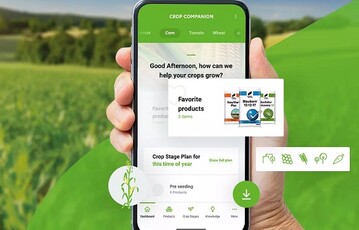 COMPO EXPERT bietetdie App Crop Companion als einen neuen digitalen Beratungsservice fr unterwegs an.