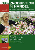 Die besten Beet- und Balkonpflanzen für 2012 sind eines der Themen in DEGA PRODUKTION & HANDEL November 2012.