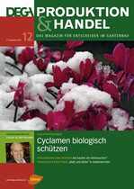 Biologischer Pflanzenschutz bei Cyclamen ist eines der Blickpunkthemen in unserer aktuellen Ausgabe.