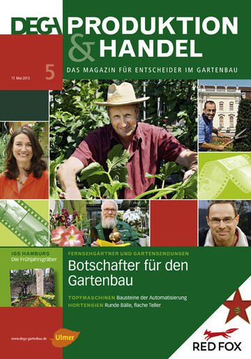 Gartenjournalisten im TV sind Botschafter fr den Gartenbau