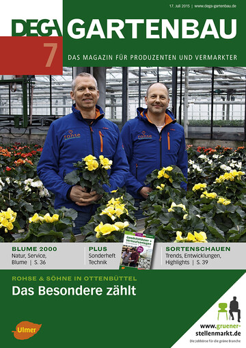 Die Cousins Matthias (links) und Klaus-Reimer Rohse setzen auf 1-a-Pflanzen.