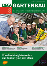 Die Initiative "Europa Minigärtner" stellten wir in unserer Ausgabe DEGA GARTENBAU 8/2015 auch mit dem Titelbild vor.
