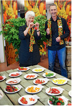 Dr. Gabriele Weimann und Dr. Dirk Ludolph gaben Einblicke in die Chili-Welt.