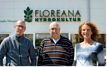 Floreana ist ein Familienbetrieb (von links): Alexander, Holger und Stefanie Schalle. Es fehlt Brbel Schalle, die ebenfalls im Unternehmen ttig ist.