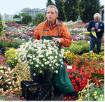 Frank Bree führte in Ellerhoop durch die Sommerblumen.